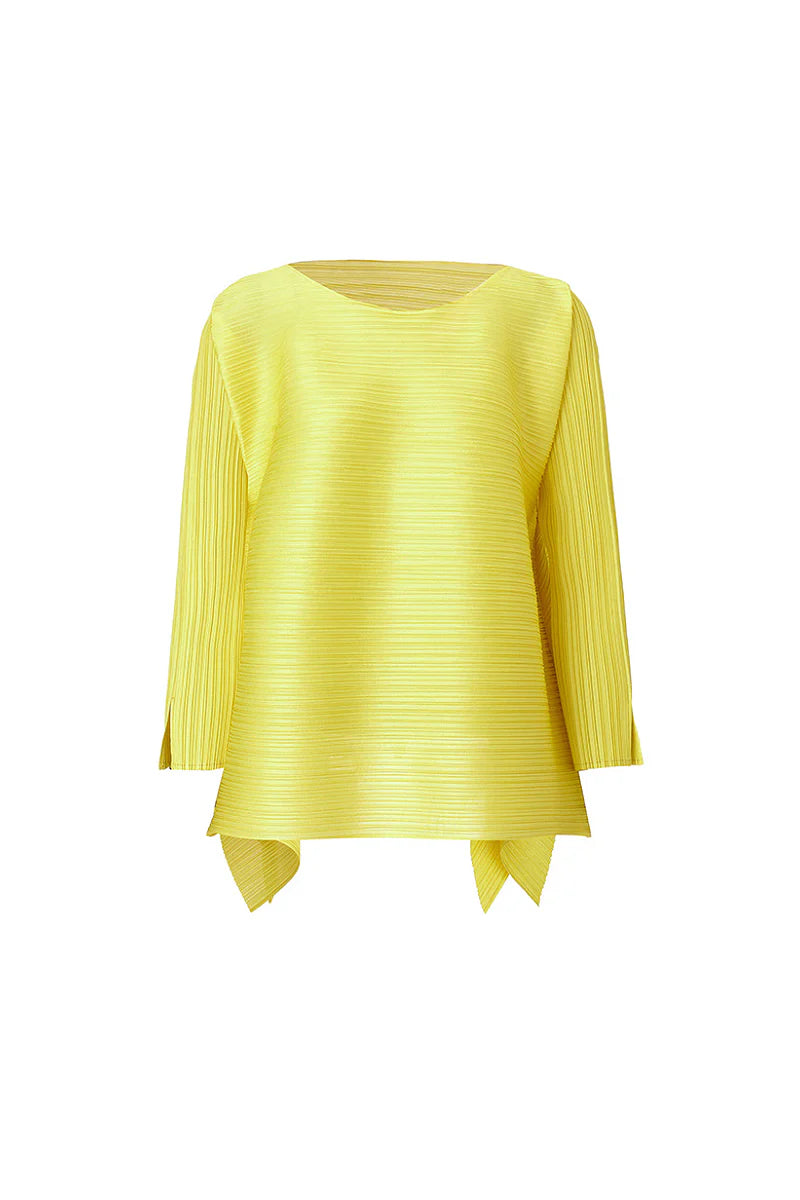 Designer Inspired Pleated Asymmetrical Top