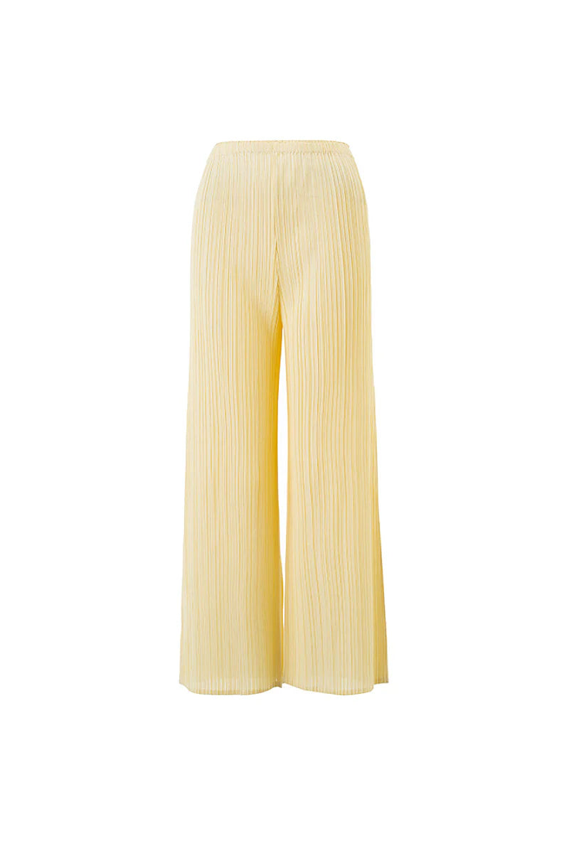 Designer Inspired Pleated Wide-Leg Cropped Pants